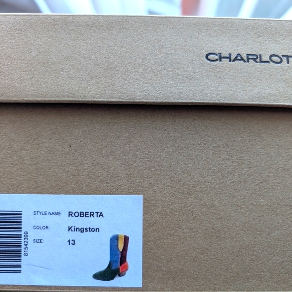 Charlotte Stone Roberta Colorblock Boot in Kingston - NIB - Picture 5 of 5